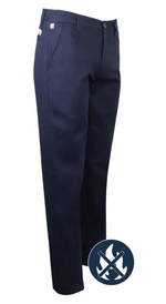 Pantalon taille basse en coton ignifuge