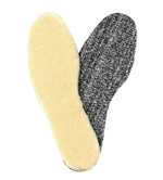 Semelles chaudes en laine