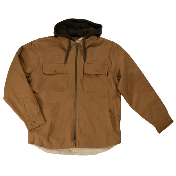 Manteau Duck doublé en Sherpa