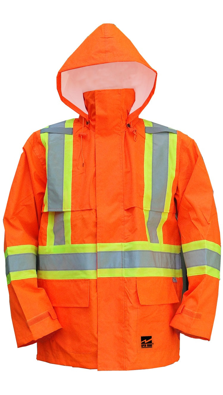 Manteau imperméable léger Hi-Viz